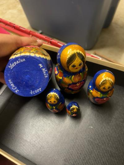 Signed Ukrainian Matryoshka Nesting Dolls  Kyiv 2003  Hand P - Thumbnail 3