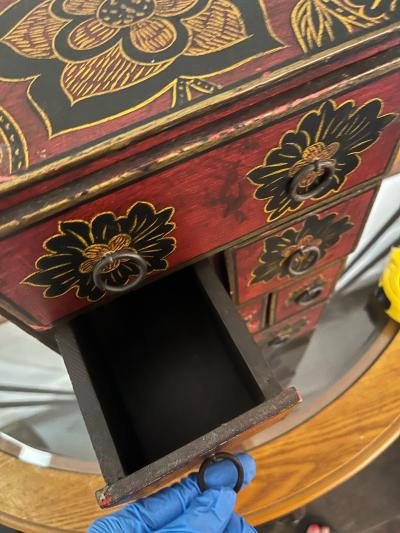 Hand Painted Apothecary Drawer Chest - Thumbnail 9