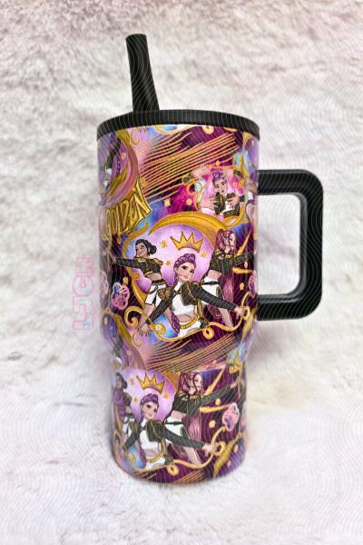 DEMON HUNTERS 20oz FLIP STRAW TUMBLER - Thumbnail 3