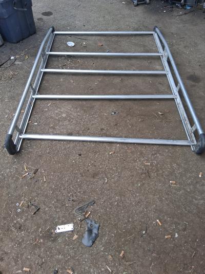 Aluminum luggage wreck