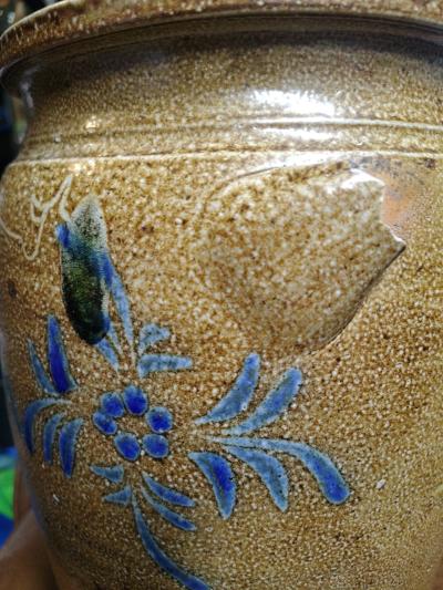 Large HandThrown Salt Glazed Stoneware - Thumbnail 8