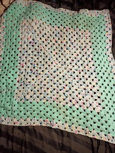 Assorted Crochet Crib Blankets - Thumbnail 9