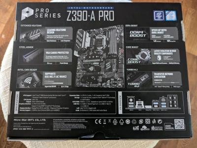 MSI PRO Z390A PRO LGA 1151 300 Series Intel Z390 ATX Intel M - Thumbnail 2
