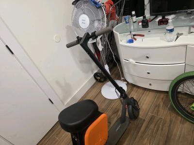 Ladped electric scooter gray en black orange - Thumbnail 3