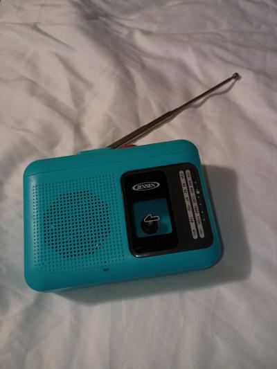 jensen retro radio cassette player