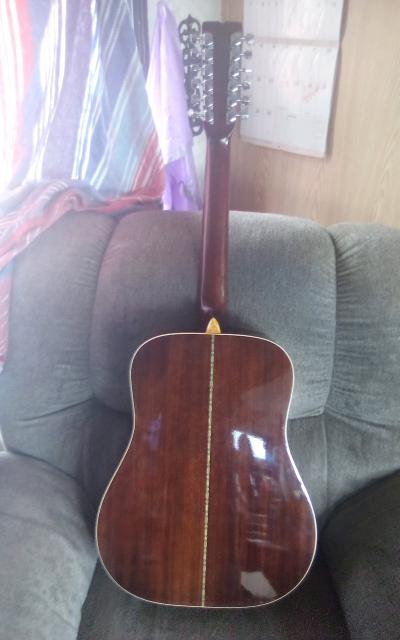 1975 original 12 string guitar by fender excellent condition - Thumbnail 11