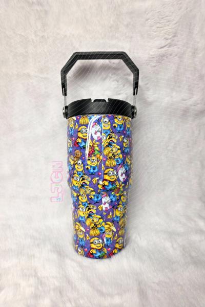 Minion 20oz Flip Straw Wayer Bottle Tumbler - Thumbnail 2
