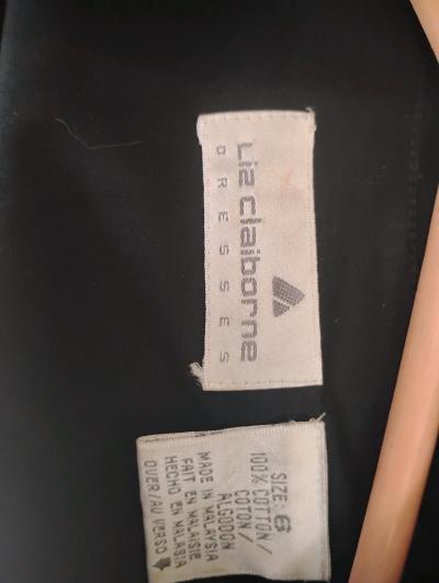 A Liz Claborn Black TrenchCoat - Thumbnail 4
