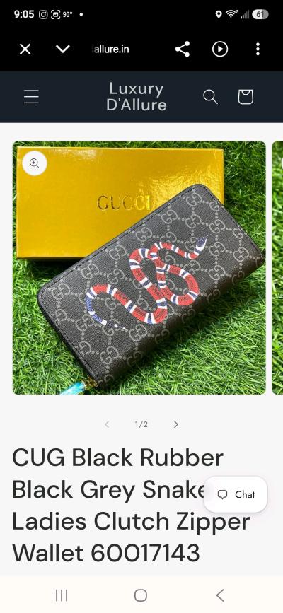 Gucci Snake GG Supreme Wallet