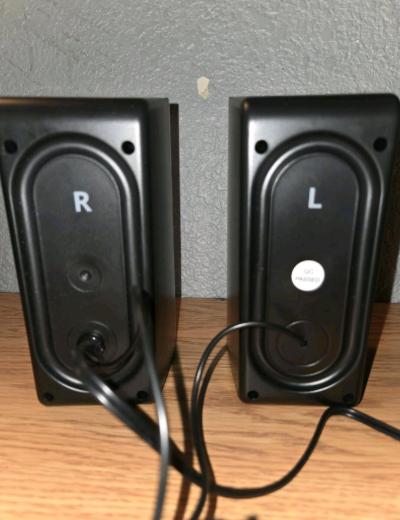 Black Desktop Speakers - Thumbnail 5