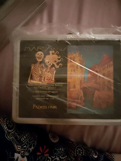 emek Marsians signed and numbered puzzle - Thumbnail 2
