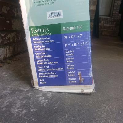 HIDE AWAY IRONING BOARD MODEL SUP400 NEW IN BOX - Thumbnail 6
