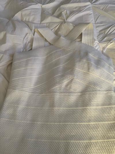 7th Ave New York size lg white 2 piece outfit - Thumbnail 3