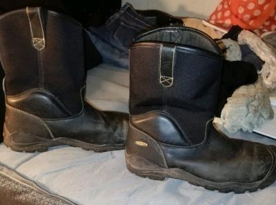 KEEN Mens Waterproof Safety Toe Work Boots Size 12 - Thumbnail 2