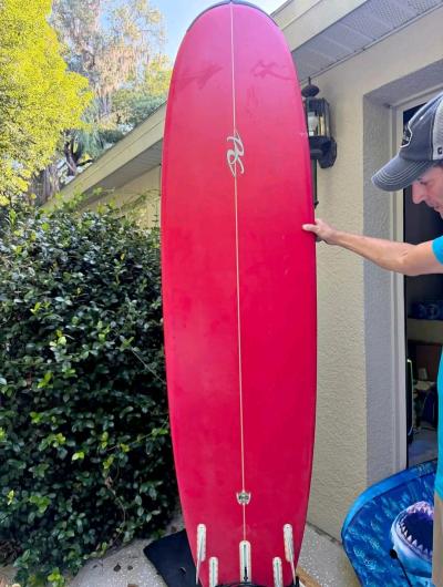 RD Surfboard 76  5 Fin Setup  Leash - Thumbnail 4