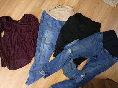 bundle of womens maternity clothes size large - Thumbnail 3