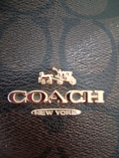 Coach Black and Brown Monogram handbag - Thumbnail 6