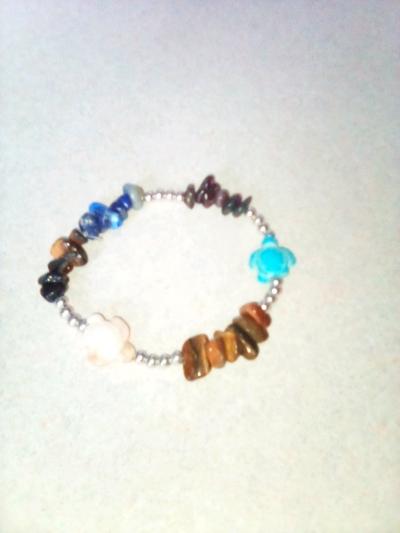 Hand Crafted Bracelets with turtle charms - Thumbnail 3