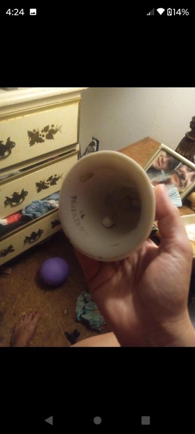 Home Trends Porcelain Blue Jay Dinner Bell - Thumbnail 3