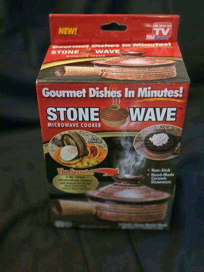 As Seen on TV Stone Wave Microwave Cooker