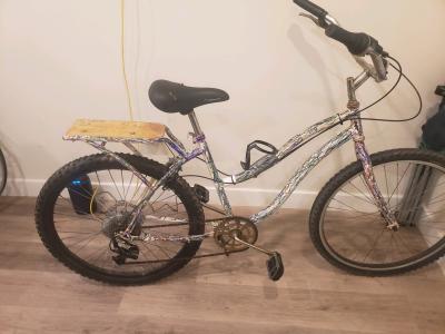 womans huffy bicycle customized