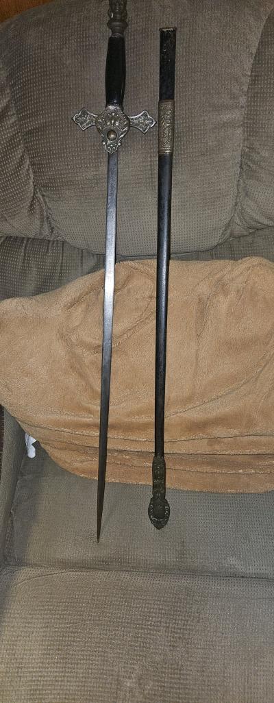 masonic Knights Templar sword and scabbard - Thumbnail 2