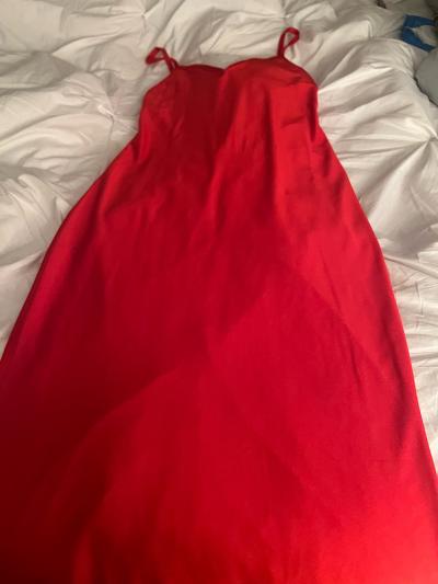 Red lg cocktail dress like new - Thumbnail 3