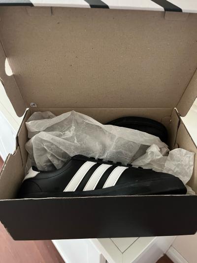 Black and White Adidas Grand Courts - Thumbnail 4