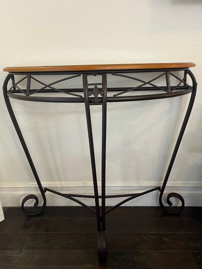 Demilune Entry Way Console Table