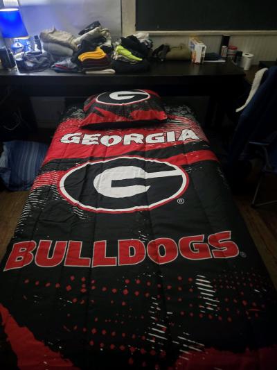 Ga Bulldogs Twin Comforter Set