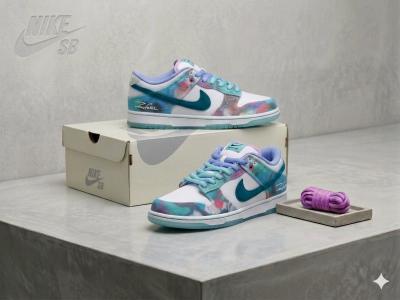 Nike SB Dunk Low LowTop LaceUp Sneakers Multicolor - Thumbnail 2
