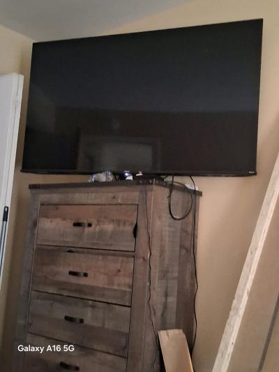 flat screen 56 in Roku flat screen with actual remote - Thumbnail 2
