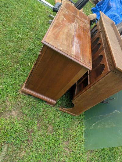 solid Cherry hutch - Thumbnail 5