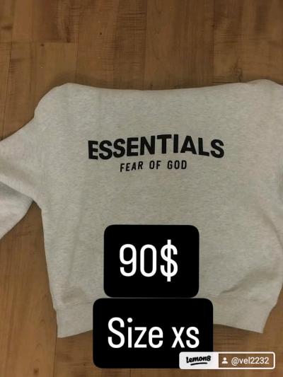 essential hoodie fear of god and sweats