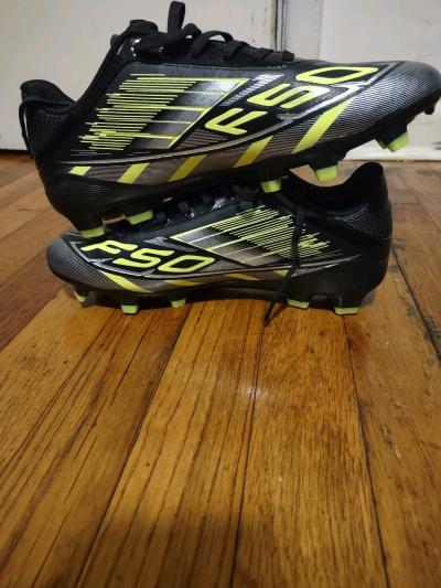 Adidas F50 Soccer Cleats  Black  Neon Yellow  Firm Ground Us - Thumbnail 3