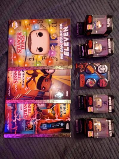 stranger things collection of funkos - Thumbnail 4