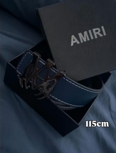 brand new  115cm Amiri Blue LeatherBelt