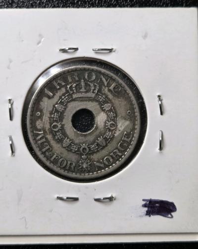 A nice 1926 Norway 1 Krone Coin - Thumbnail 2