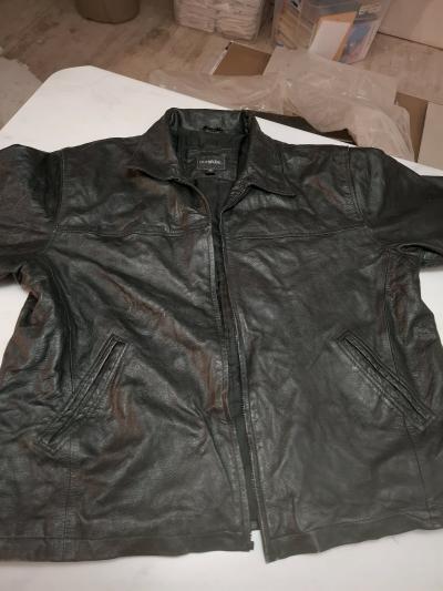 black leather coat good condition