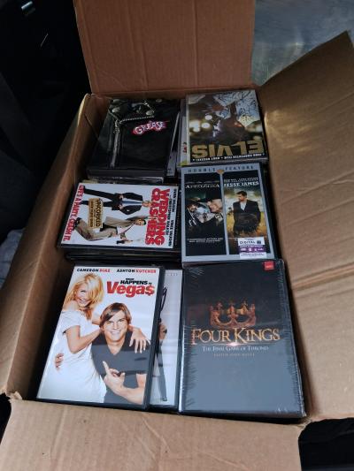brand new dvd and used