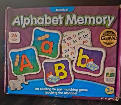 Match It Educational Alphabet Memory Game