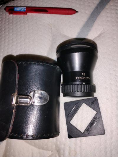 wetzlar loupe macromax 5x with leather og case