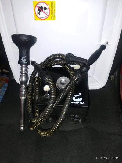 ASANMA Cube Hookah with 2 hoses