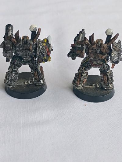 Warhammer 40k Chaos Space Marines 2x Obliterators Metal OOP - Thumbnail 2