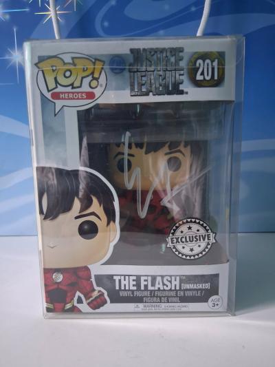The Flash Signed Funko Pop With COA