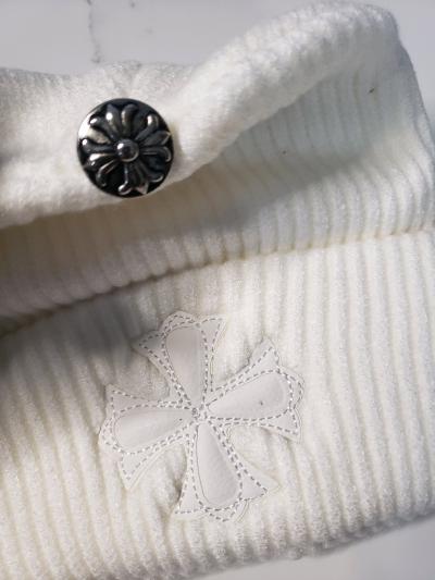 white chrome hearts beanie - Thumbnail 2