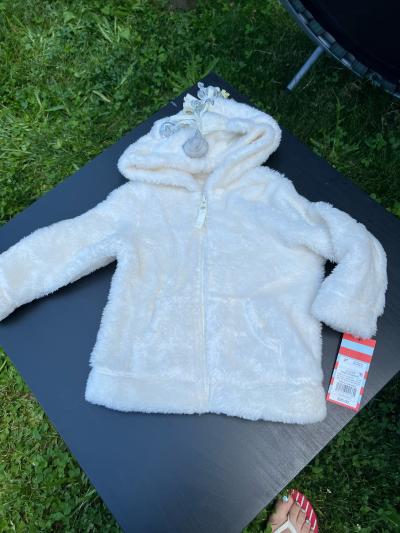 toddler size 2 light sweater with hoodie - Thumbnail 2