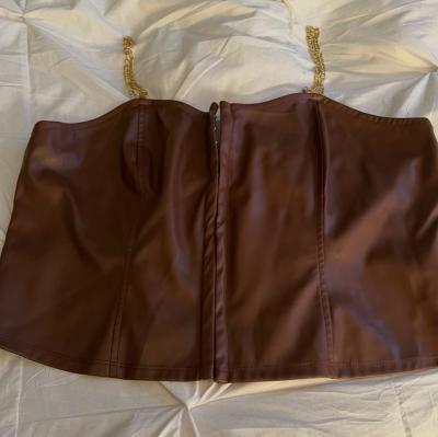 Brown flex leather extra large top - Thumbnail 3