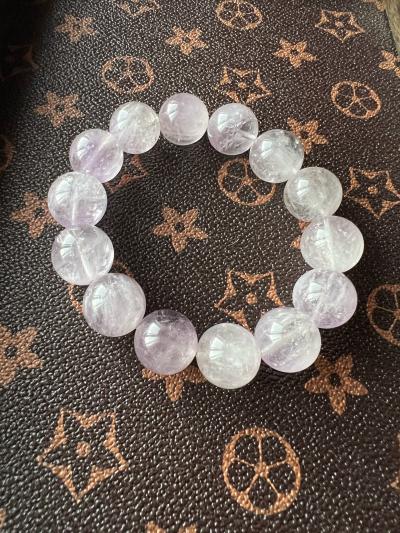 18mm Oily Haze Lavender Amethyst Bracelet Natural Mist Pale - Thumbnail 2