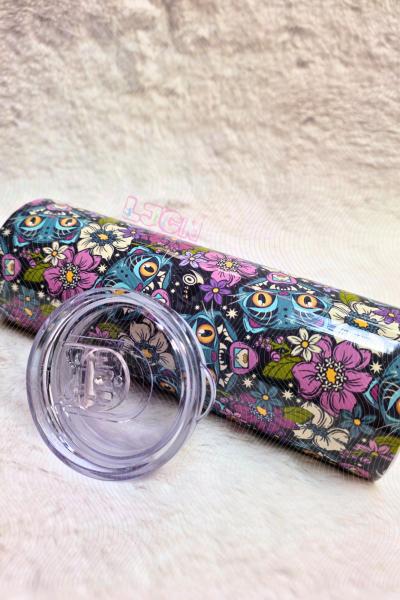 DERPY FLORAL 20oz SKINNY TUMBLER - Thumbnail 2